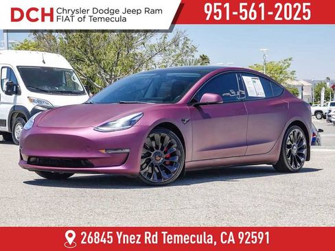 Used 2021 Tesla Model 3 Performance AWD/4WD image 1