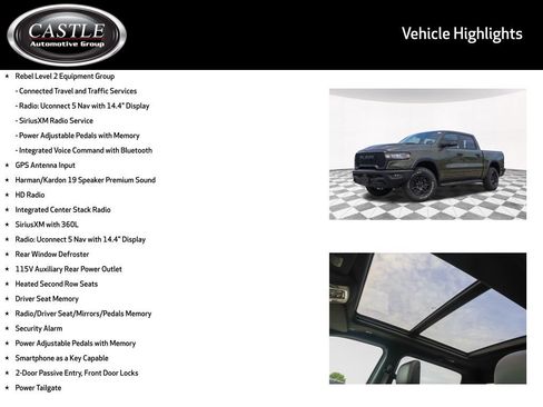 New 2026 RAM 1500 Rebel w/ Rebel Level 2 Equipment Group AWD/4WD image 11