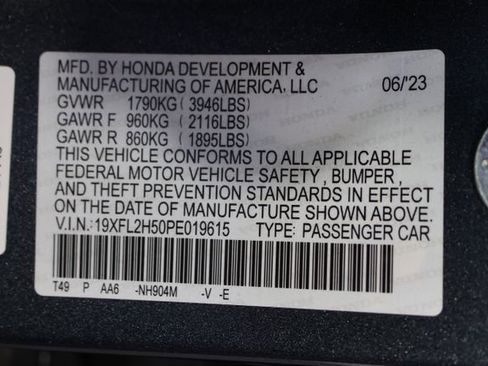 Certified 2023 Honda Civic LX image 28