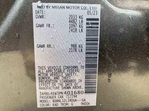 Used 2023 Nissan Altima 2.5 SL AWD/4WD image 12