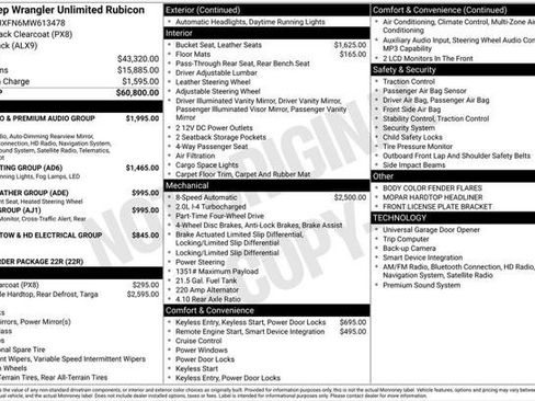 Used 2021 Jeep Wrangler Unlimited Rubicon AWD/4WD image 1