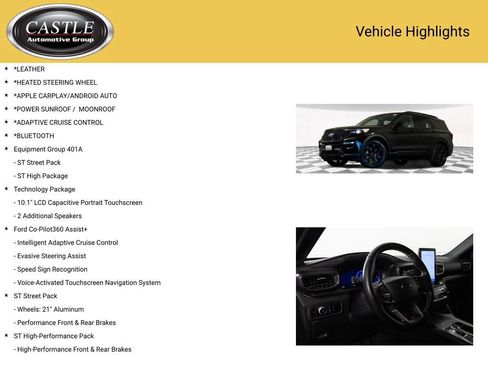 Used 2023 Ford Explorer ST w/ Equipment Group 401A AWD/4WD image 3