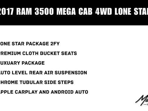Used 2017 RAM 3500 Lone Star AWD/4WD image 2