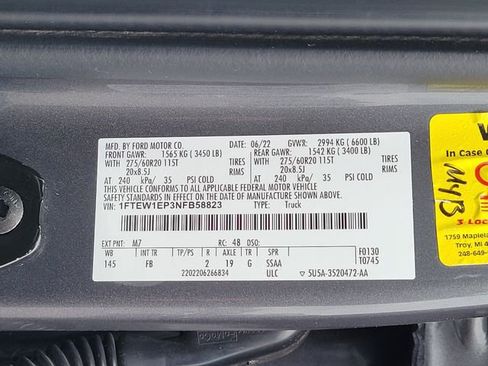 Used 2022 Ford F150 XLT w/ Equipment Group 302A High AWD/4WD image 19