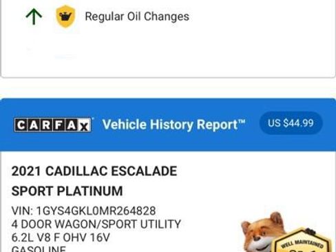 Used 2021 Cadillac Escalade Sport Platinum w/ Heavy-Duty Trailer Package image 5