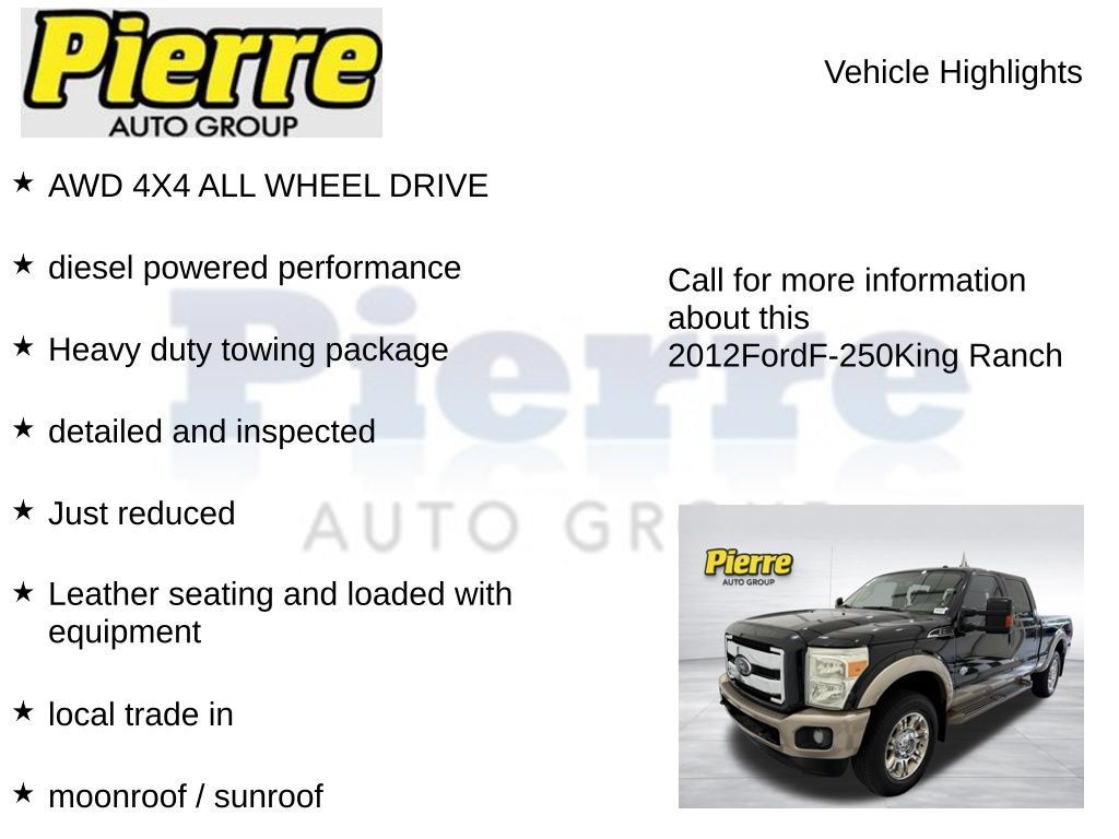 Used 2012 Ford F250 King Ranch AWD/4WD image 7