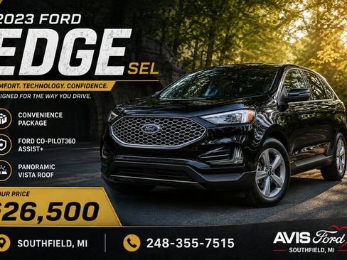 Certified 2023 Ford Edge SEL w/ Convenience Package AWD/4WD image 1