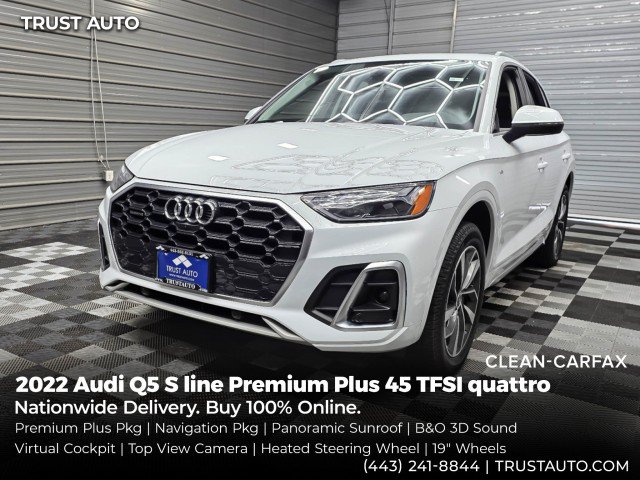 Used 2022 Audi Q5 2.0T Premium Plus w/ Premium Plus Package AWD/4WD image 1