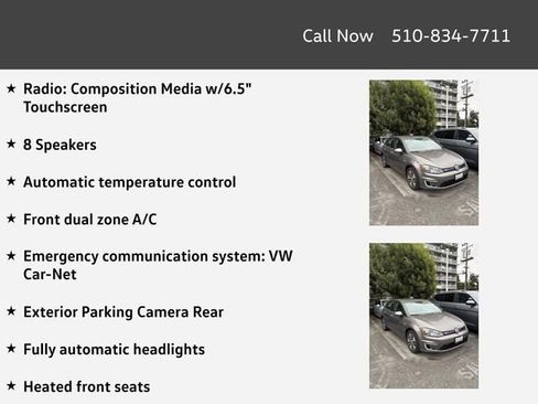 Used 2016 Volkswagen e-Golf SE image 4