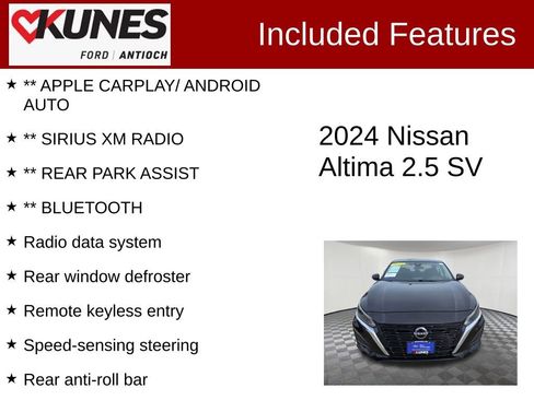 Used 2024 Nissan Altima 2.5 SV AWD/4WD image 3