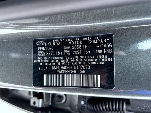 New 2026 Hyundai Elantra Sport FWD image 25