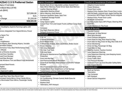 New 2026 MAZDA MAZDA3 2.5 S Preferred image 24