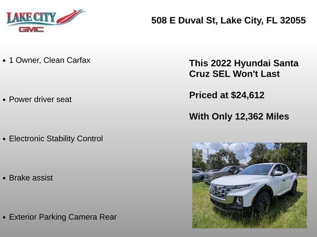 Used 2022 Hyundai Santa Cruz SEL AWD/4WD image 13