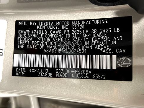 Used 2020 Lexus ES 350 w/ Premium Package FWD image 27