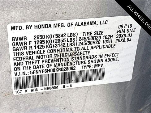 Used 2019 Honda Pilot Elite image 18