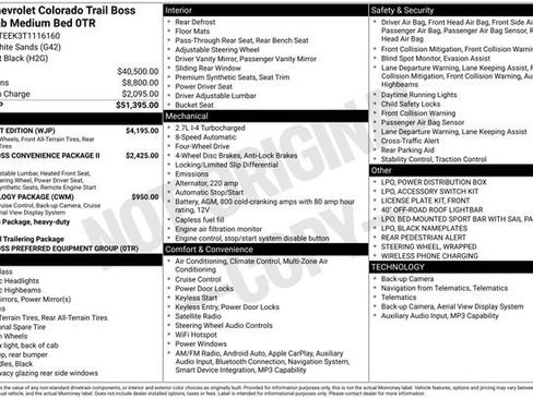 Used 2026 Chevrolet Colorado Trail Boss w/ Midnight Edition image 34