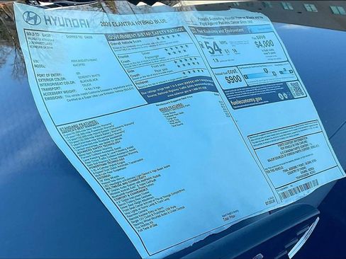 New 2026 Hyundai Elantra Blue image 14