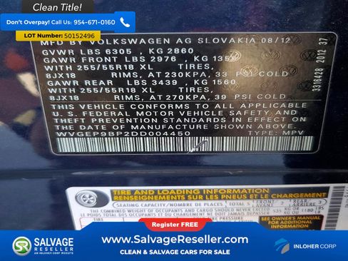 Used 2013 Volkswagen Touareg Sport image 17