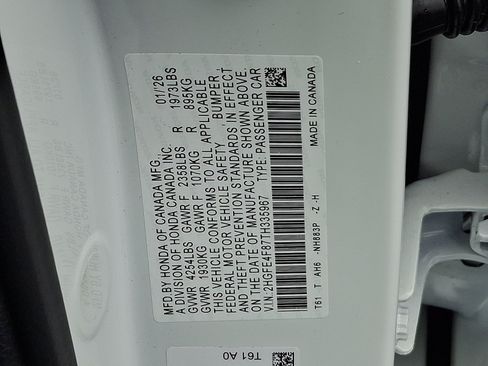 New 2026 Honda Civic FWD Hybrid Sedan image 10