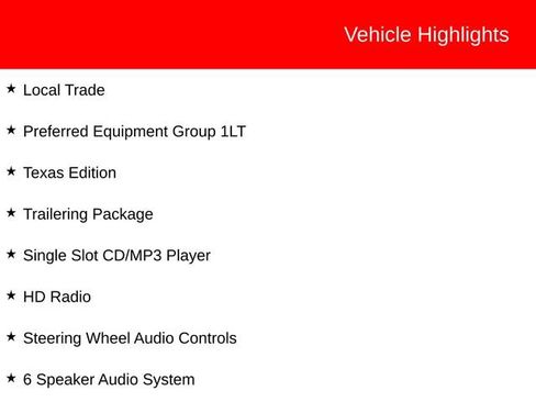 Used 2018 Chevrolet Silverado 1500 LT w/ Texas Edition image 4