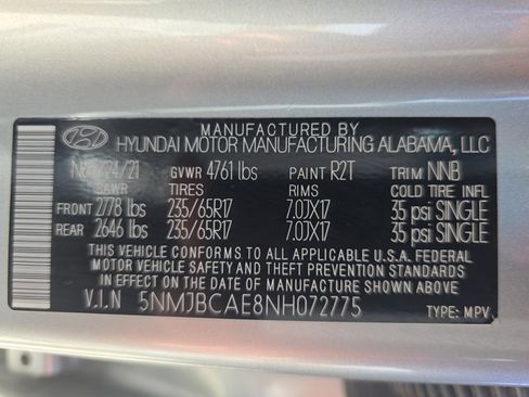 Used 2022 Hyundai Tucson SEL w/ Cargo Package image 33