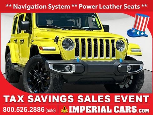 Used 2023 Jeep Wrangler Unlimited Sahara w/ Cold Weather Group AWD/4WD image 1