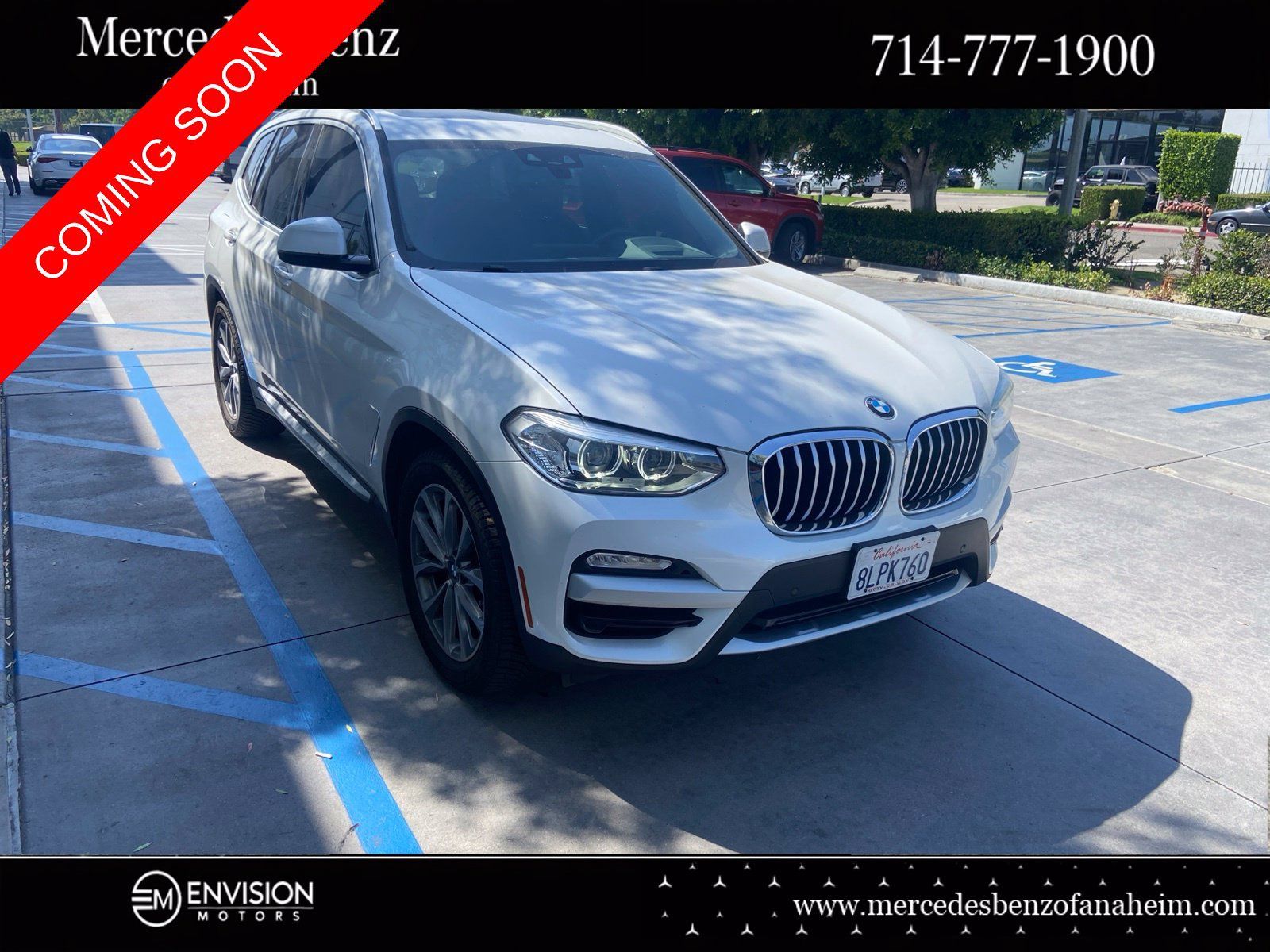 Used 2019 BMW X3 sDrive30i w/ Premium Package RWD image 1