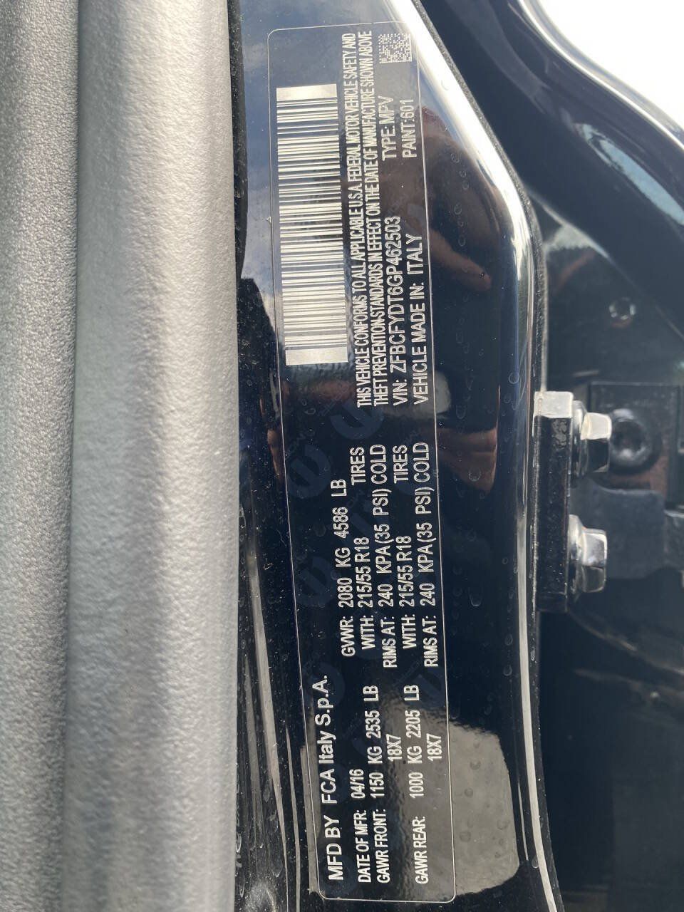 Used 2016 FIAT 500X Lounge AWD/4WD image 36