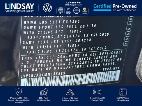 Used 2021 Volkswagen Tiguan S image 26