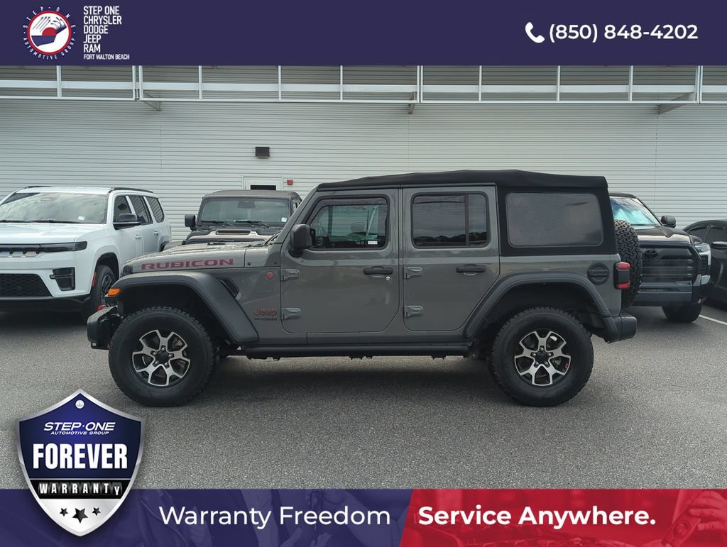 Used 2021 Jeep Wrangler Unlimited Rubicon w/ LED Lighting Group AWD/4WD image 3