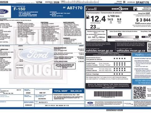 Used 2025 Ford F150 Lariat w/ Equipment Group 502A High AWD/4WD image 11