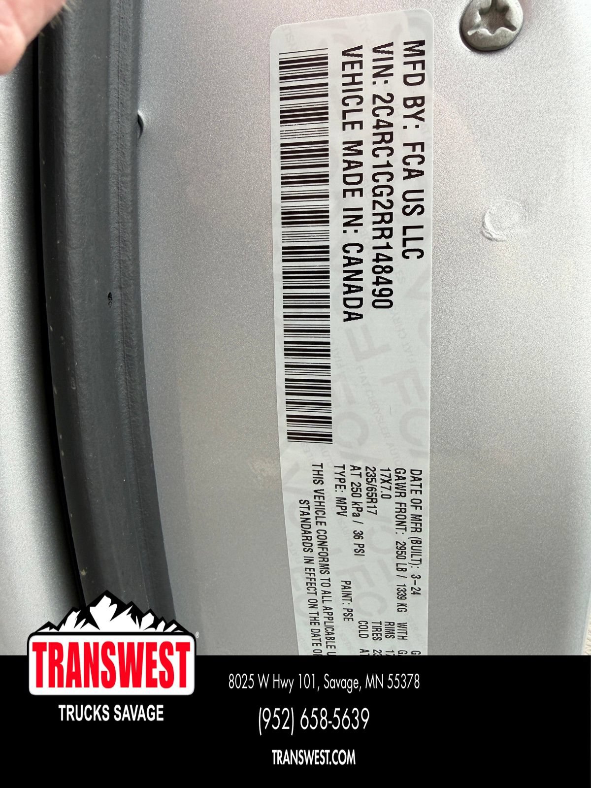 Used 2024 Chrysler Voyager LX FWD image 23