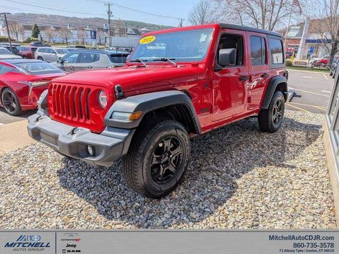 Certified 2022 Jeep Wrangler Unlimited Sport AWD/4WD image 1