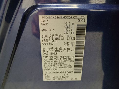 Used 2019 Nissan Pathfinder SV image 33