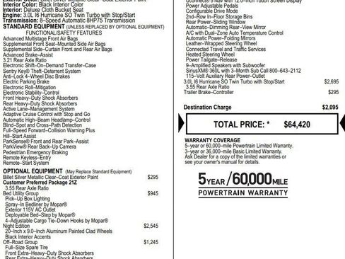 Used 2025 RAM 1500 Big Horn AWD/4WD image 2