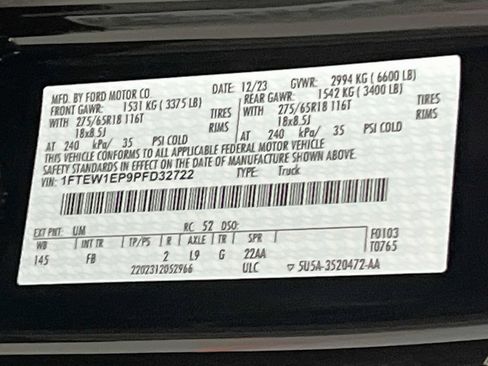 Used 2023 Ford F150 XLT w/ Equipment Group 301A Mid AWD/4WD image 31
