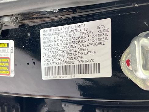 Used 2023 Honda Ridgeline Black Edition image 32