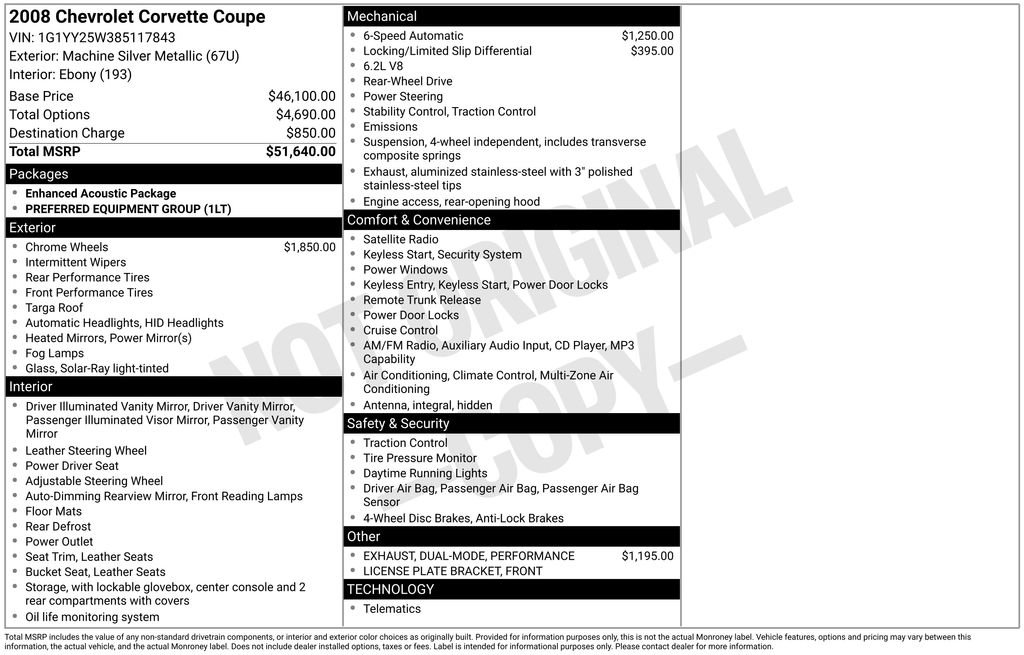 Used 2008 Chevrolet Corvette Coupe RWD image 23
