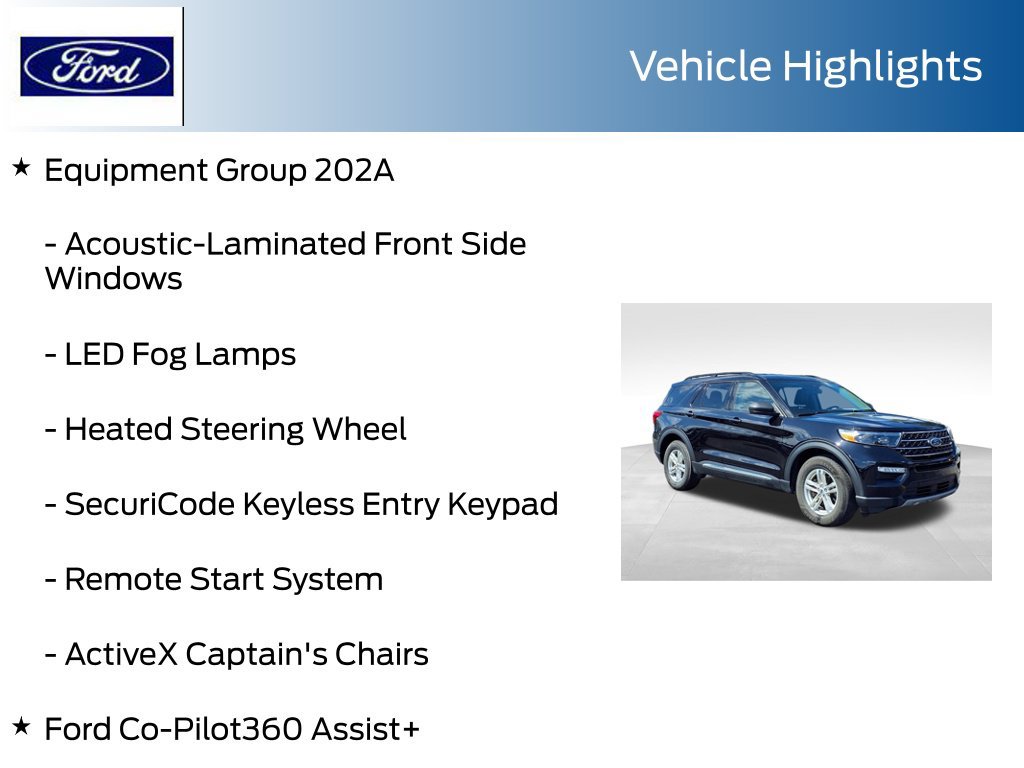 Used 2022 Ford Explorer XLT w/ Equipment Group 202A AWD/4WD image 19