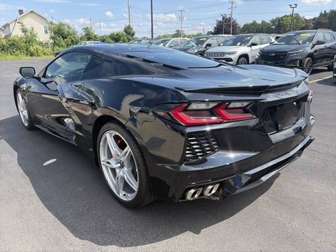 Used 2021 Chevrolet Corvette Stingray Coupe w/ Chrome Exterior Badge Package RWD image 9