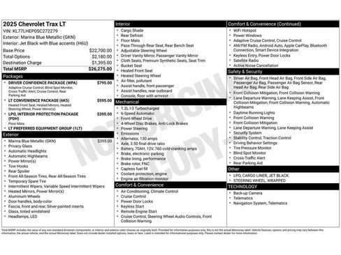 Used 2025 Chevrolet Trax LT w/ Driver Confidence Package image 2