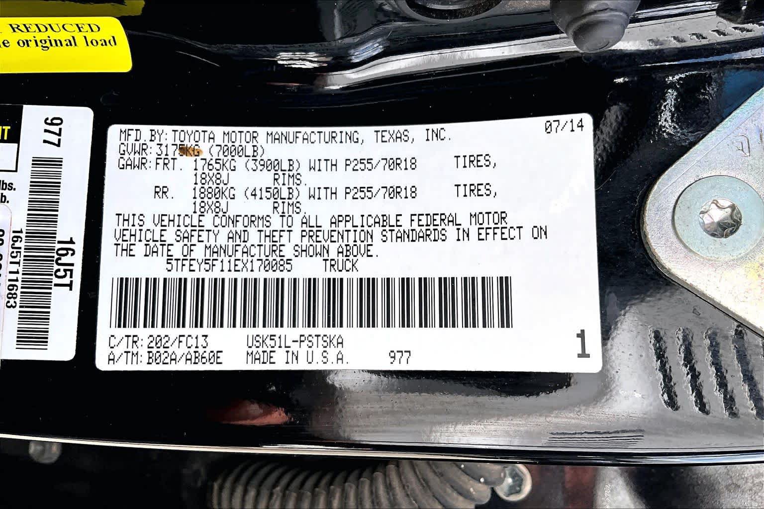 Used 2014 Toyota Tundra SR5 w/ SR5 Upgrade Package RWD image 36