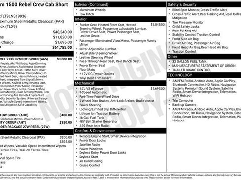 Used 2020 RAM 1500 Rebel w/ Rebel Level 2 Equipment Group AWD/4WD image 3