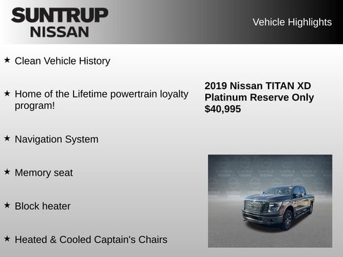 Used 2019 Nissan Titan Platinum Reserve AWD/4WD image 8