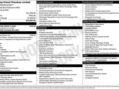 Used 2019 Jeep Grand Cherokee Limited w/ Trailer Tow Group IV image 1