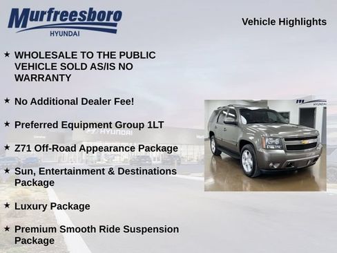 Used 2012 Chevrolet Tahoe LT w/ Luxury Package RWD image 5