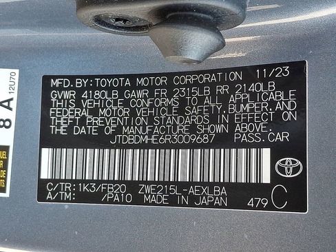 Certified 2024 Toyota Corolla LE AWD/4WD image 26