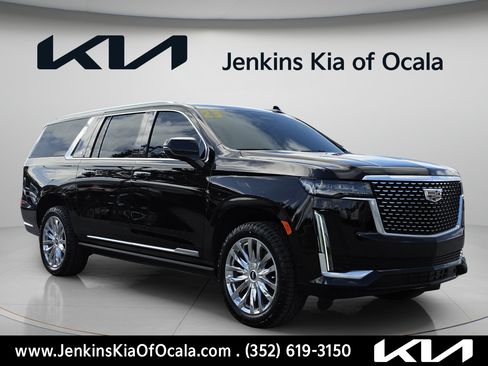 Used 2023 Cadillac Escalade ESV Premium Luxury w/ Performance Package AWD/4WD image 1