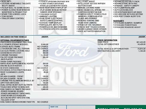 Used 2017 Ford F250 King Ranch w/ King Ranch Ultimate Package AWD/4WD image 2