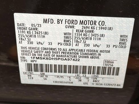 Used 2023 Ford Explorer XLT w/ Equipment Group 202A AWD/4WD image 30